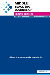 Middle Black Sea Journal of Health Science